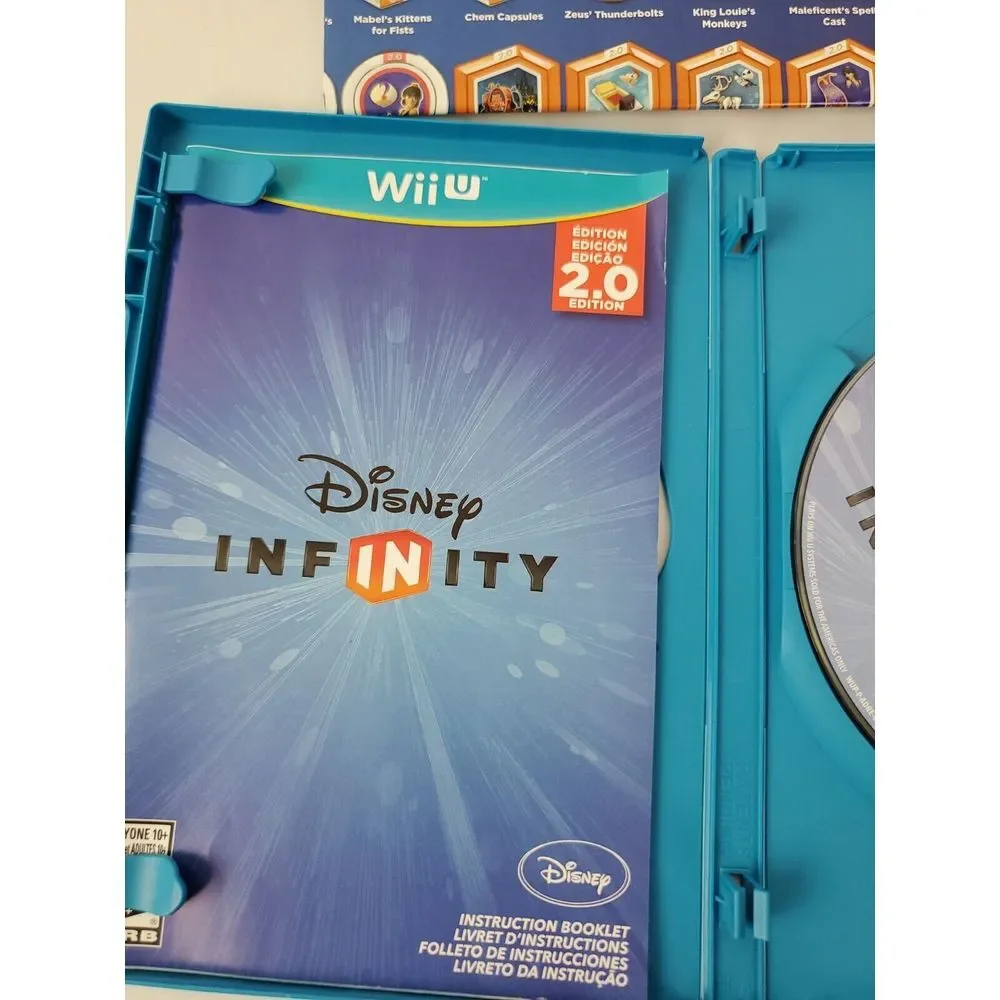 Disney‎ Infinity 2.0 Edition for Nintendo Wii U Complete Tested with Manual